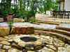 highland heights patio and fire pit